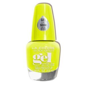 L.A. COLORS Gel Polish Color Craze CNL554 Wild Side Neon Yellow Extreme Shine